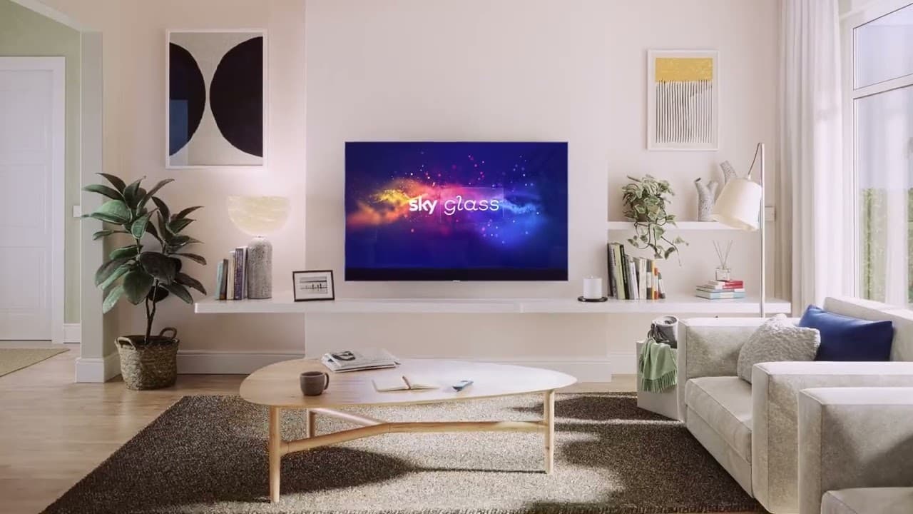 A still from the Sky TV advert featuring the track "So Cool"